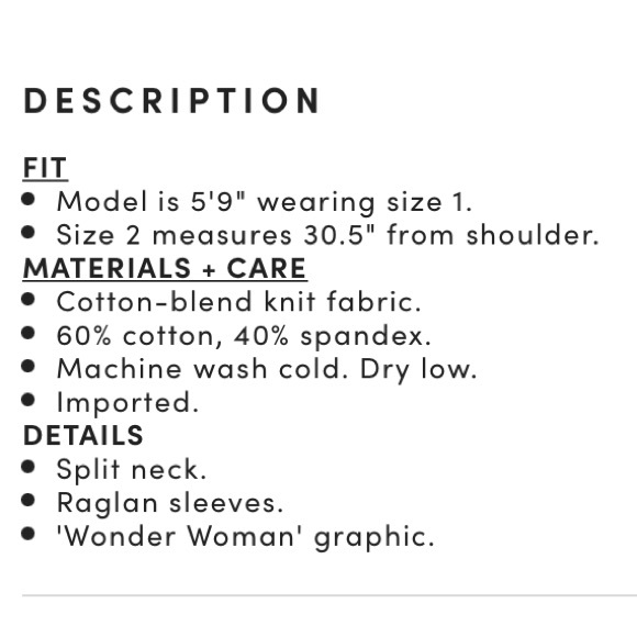 LAST 1 - NEW torrid Wonder Woman graphic top - Picture 6 of 12